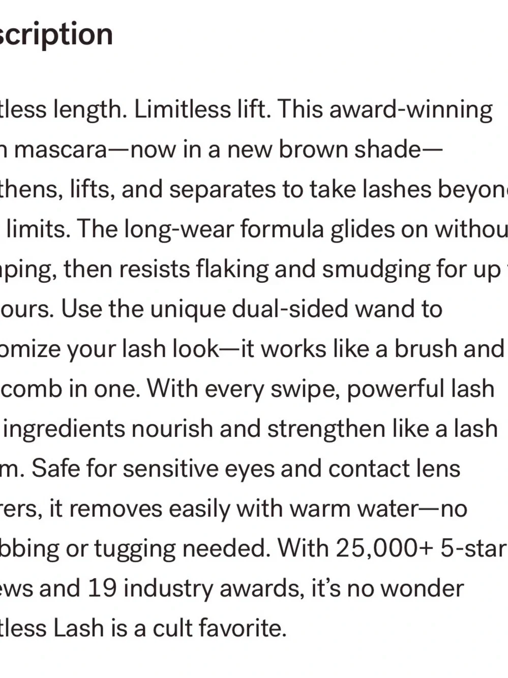 ILIA Limitless Lash Mascara - Black (After Midnight)